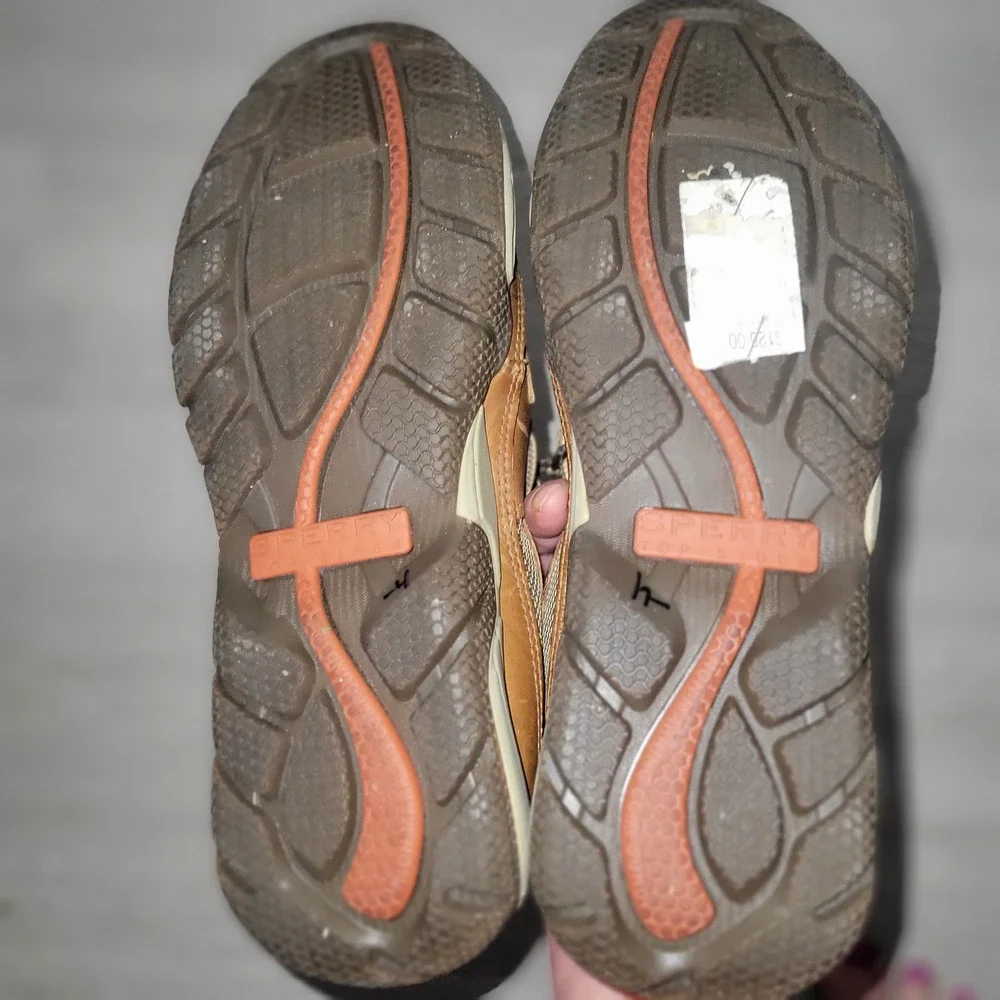 Sperry Top Sider Sea‎ Kite Sport Moc Leather Boat Shoes Mens 8.5M Tan nautical